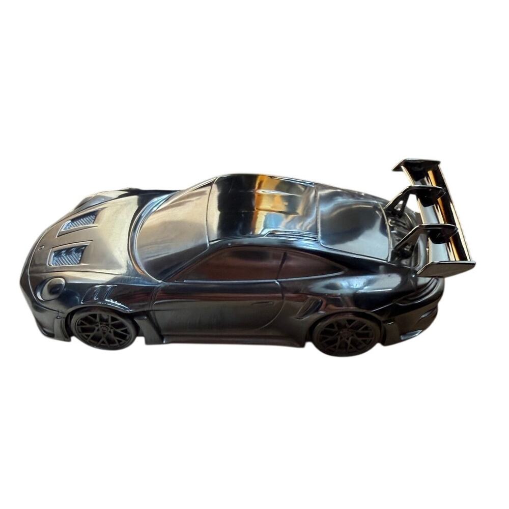 Porsche 911 GT3RS Model 1/43 (992) Aluminum Chrome Paperweight
